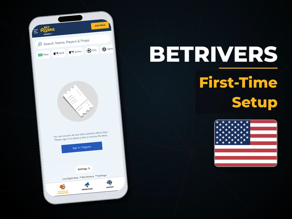 BetRivers - First-Time Setup