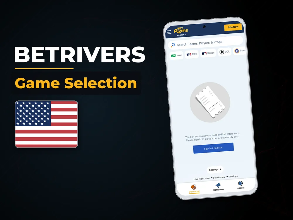 BetRivers - Game Selection