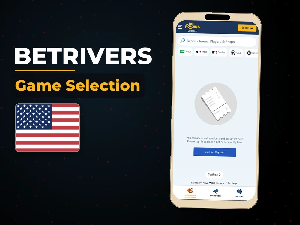 BetRivers - Game Selection