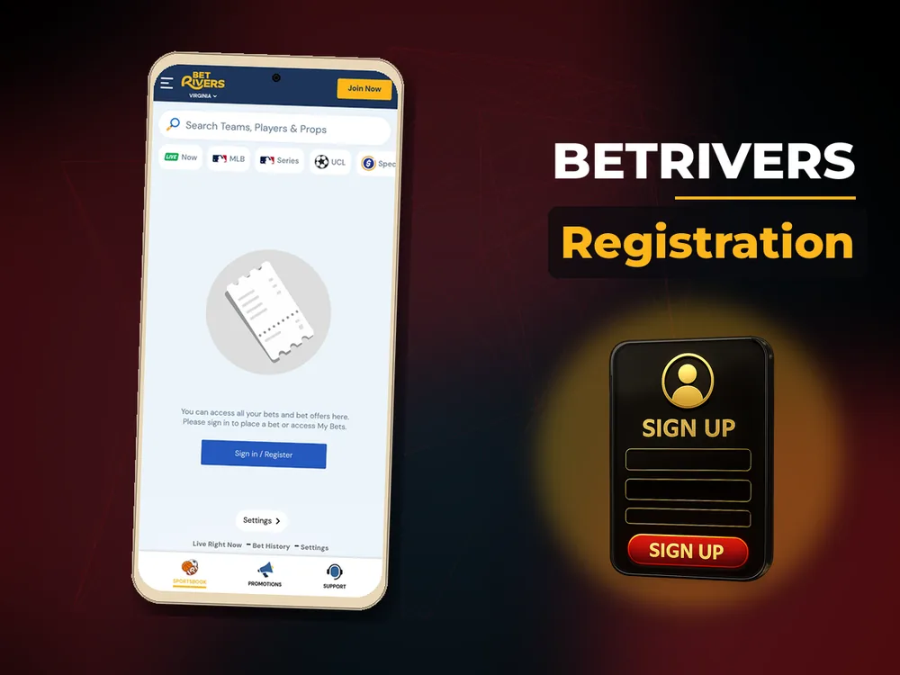 BetRivers - Registration