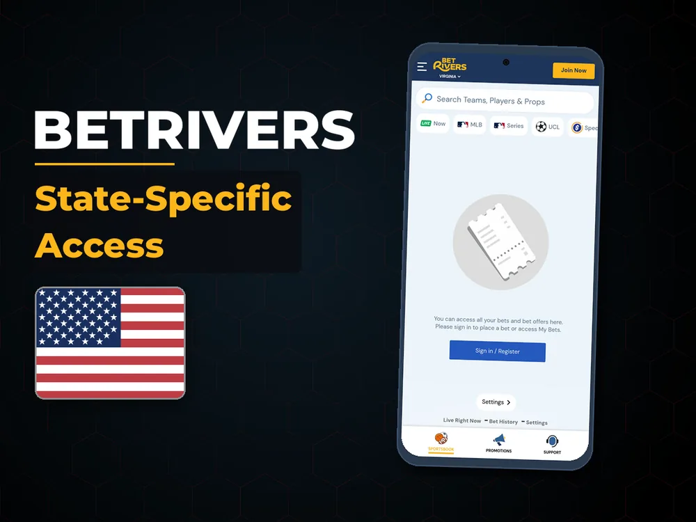 BetRivers - State-Specific Access